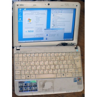 Нетбук MSI Wind U100 (Intel Atom N270 1.66Ghz /1024Mb DDR2 /120Gb /10" 1024x600) - Коломна