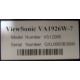 ViewSonic VA1926W-7 (Коломна)