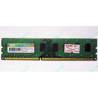 НЕРАБОЧАЯ память 4Gb DDR3 SP (Silicon Power) SP004BLTU133V02 1333MHz pc3-10600 (Коломна)