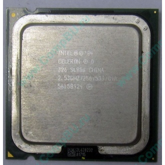 Процессор Intel Celeron D 326 (2.53GHz /256kb /533MHz) SL98U s.775 (Коломна)
