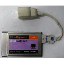 Сетевая карта для ноутбука 3COM Mehahertz 3CCFE574BT (PCMCIA) - Коломна