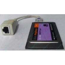 Сетевая карта для ноутбука 3COM Mehahertz 3CCFE574BT (PCMCIA) - Коломна